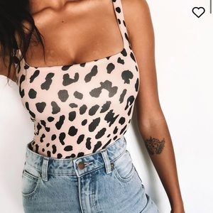 Princess Polly Tamikah Bodysuit Leopard